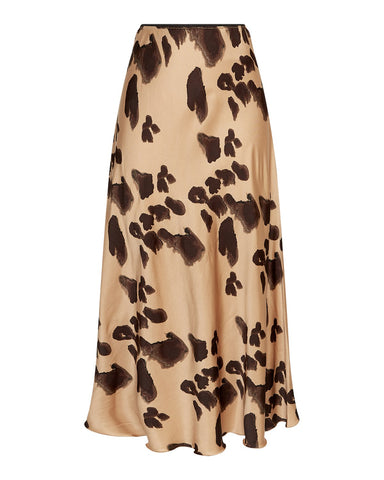 MSCHClarette Irida Skirt AOP - Iced coffee