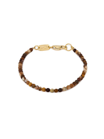Mini brown bracelet gold