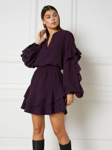 Mini skirt Max - purple