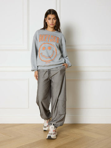 Oversized sweater Jayne - grey melange