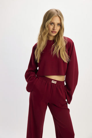 Croptop CARINA - Bordeaux