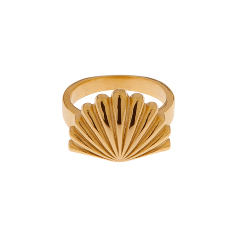 Shell Ring Gold