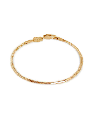 Small snake bracelet gold