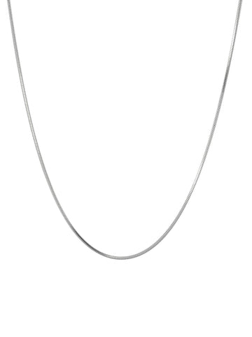 Small snake necklace silver