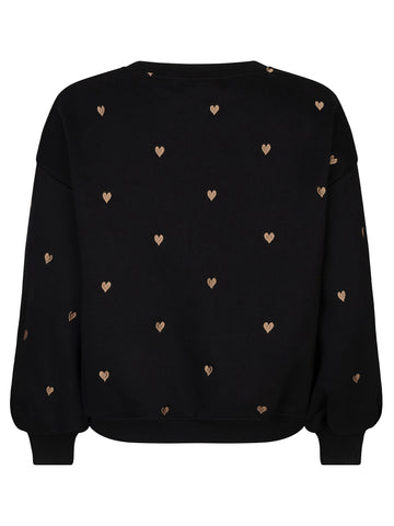Sweater Hearts - Black/Gold