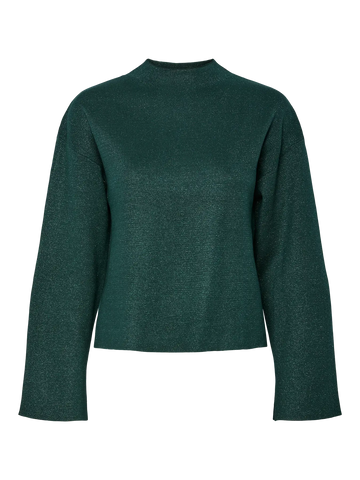 Yascastor ls knit pullover - ponderosa pine dtm metallic