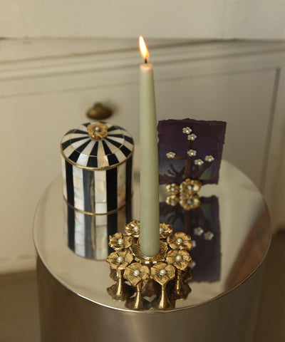 Zoey Flower candle holder - doing goods