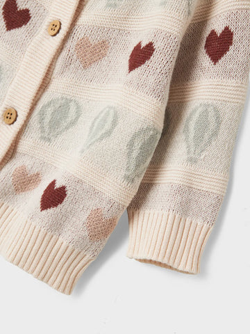 Nbflamai kny ls knit card lil