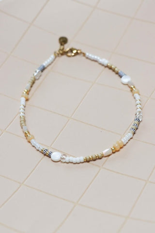 Sand sparkle anklet gold