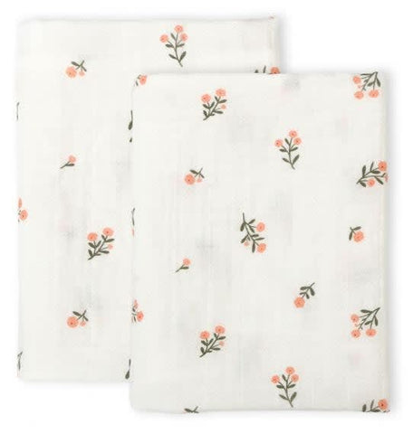 Muslin set of 2 flowers