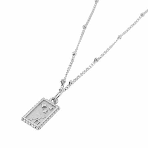 Stairway to heaven necklace silver
