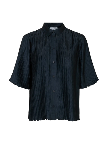 Slfelma relaxed 2/4 shirt - dark sapphire
