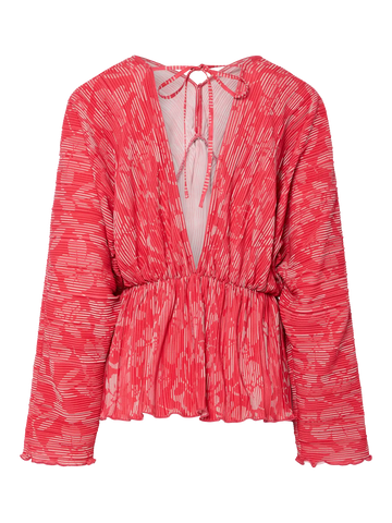 Yassisi ls top - adobe rose print