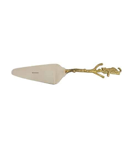 JENNA LEOPARD CAKESPOON GOLD