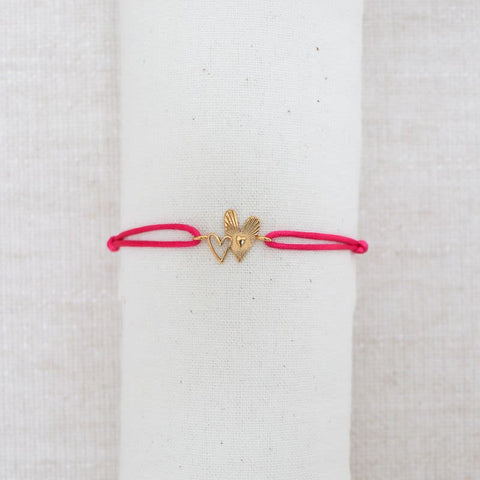 Two hearts bracelet