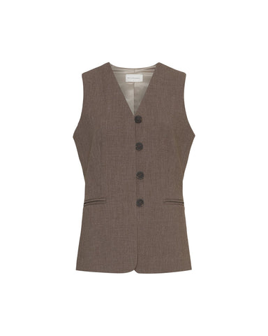 MSCHRosina Michelle Waistcoat - Slate Black