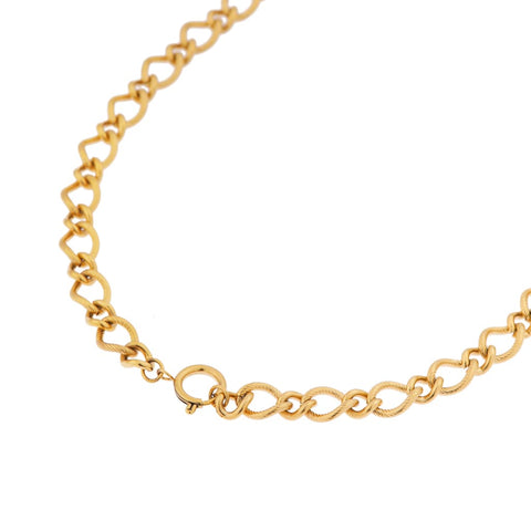 Chunky chain necklace gold
