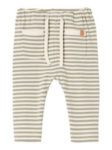 NBMGEO FON LOOSE PANT LIL - Moss gray