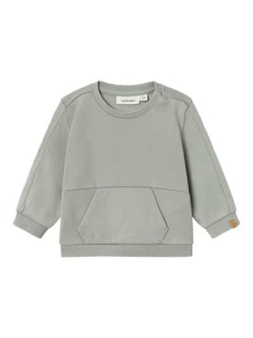 Nbmnalf folo ls loose sweat - moss gray