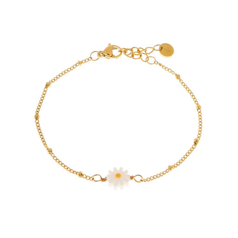 Daisy bracelet gold