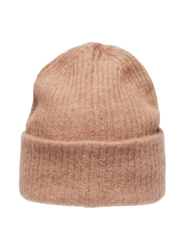 Slflulu linna knit beanie b - amphora melange