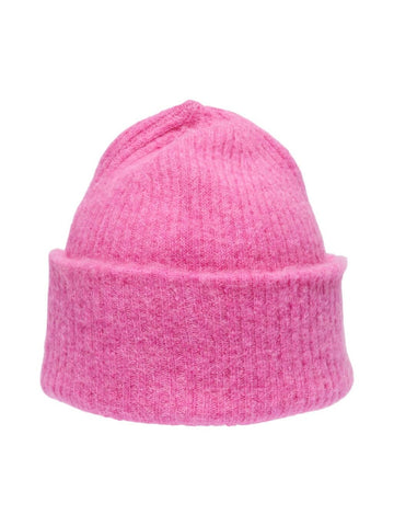Slflulu linna knit beanie b - phlox pink