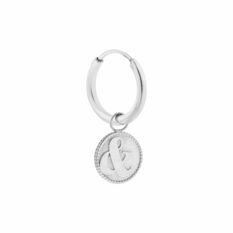 Single & hoop silver