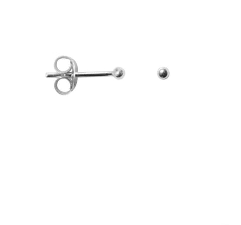 SILVER MINI DOT EARRING