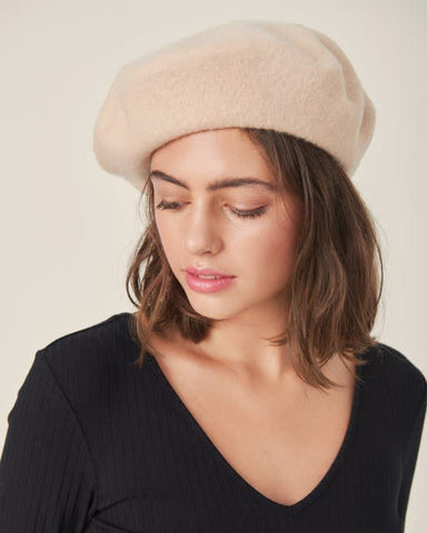BERET HAT - FRAPPE