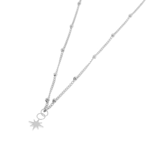 Star necklace silver