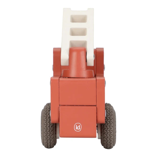 Houten brandweerauto