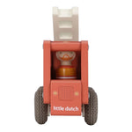 Houten brandweerauto