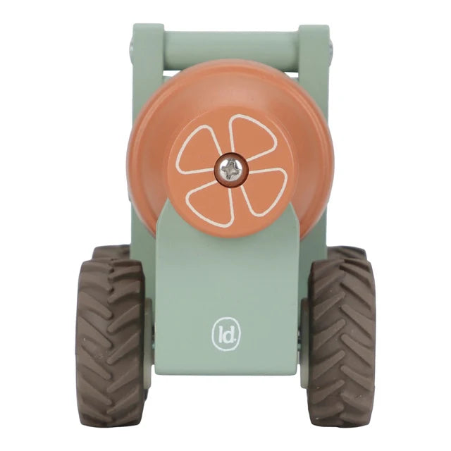 Houten betonwagen