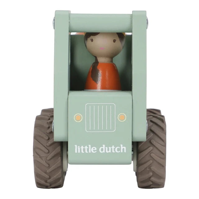 Houten betonwagen