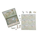 Magnetisch speelbord - safari friends