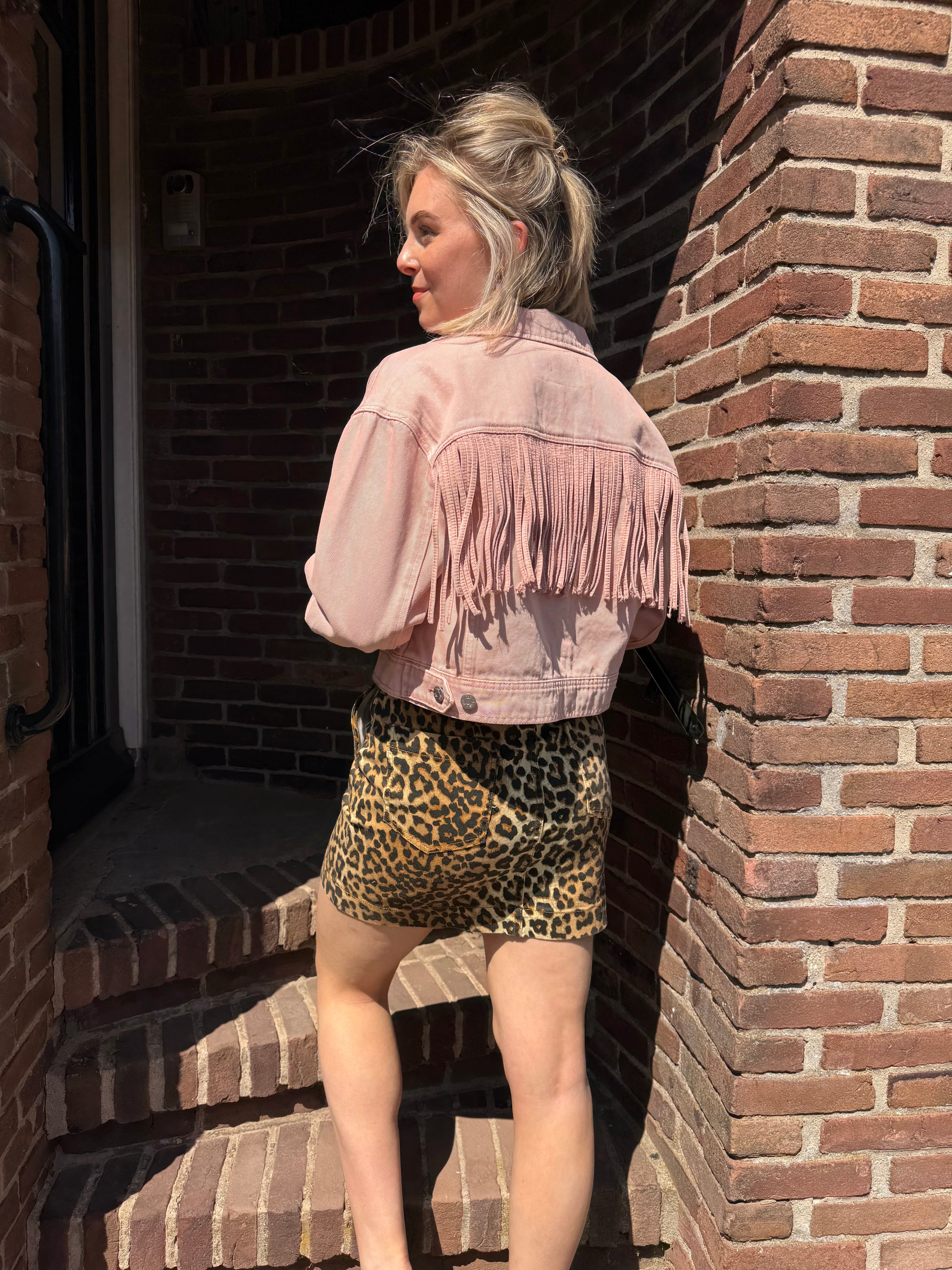 YASSUN LS CROP DENIM JACKET