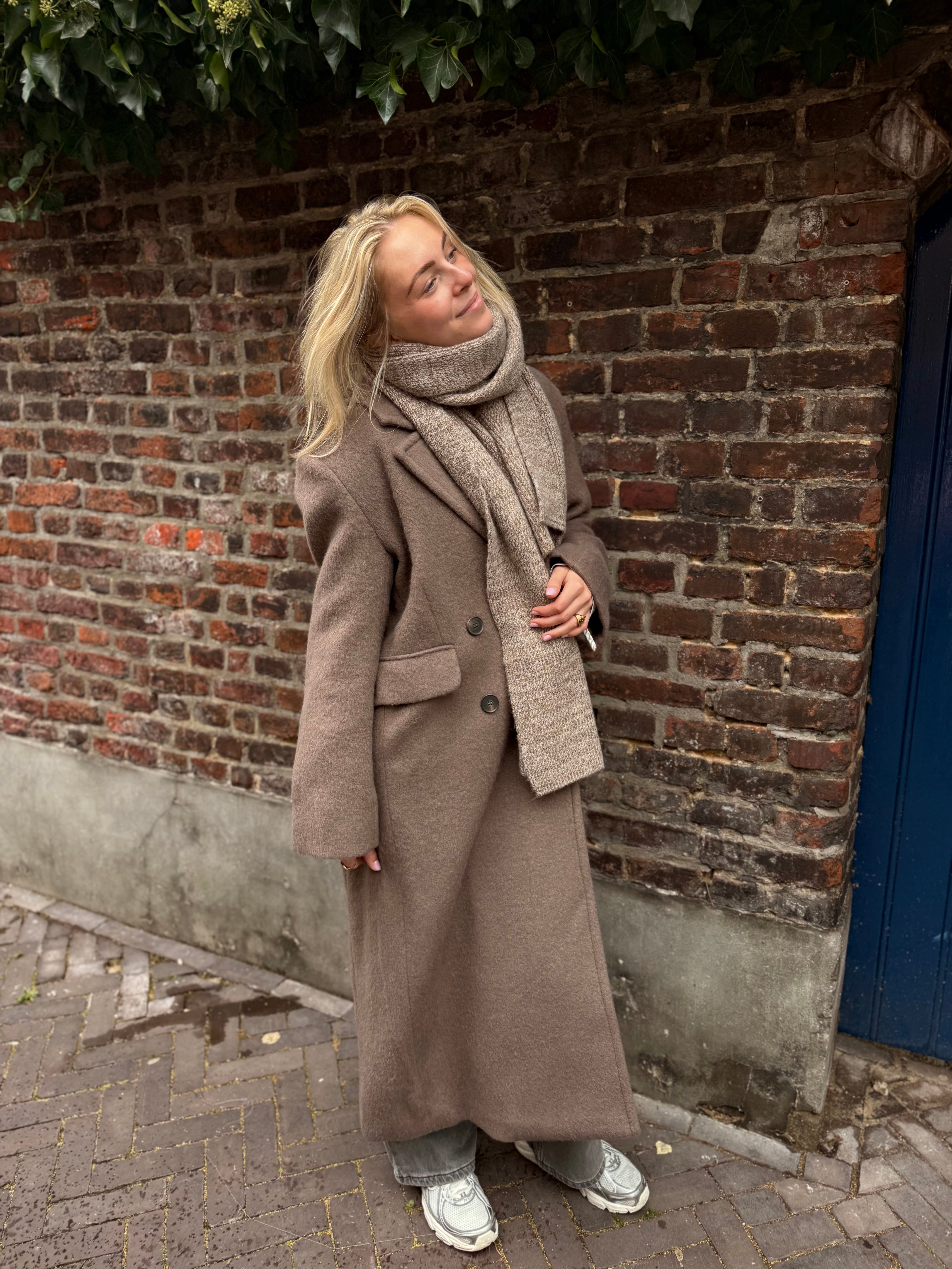 Yasfuri ls long coat - sepia tint