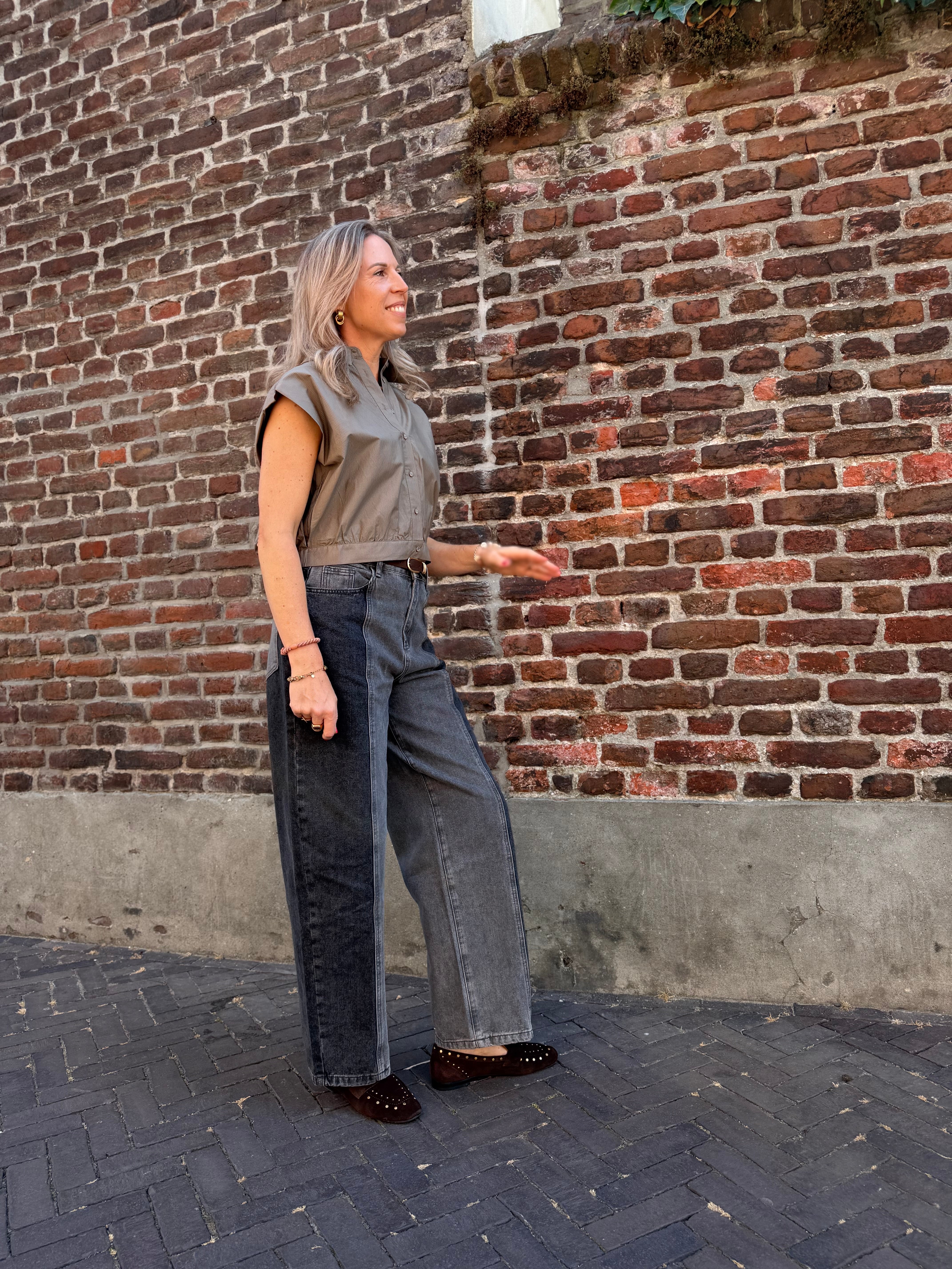 Balloonfit pants EMMA - antra