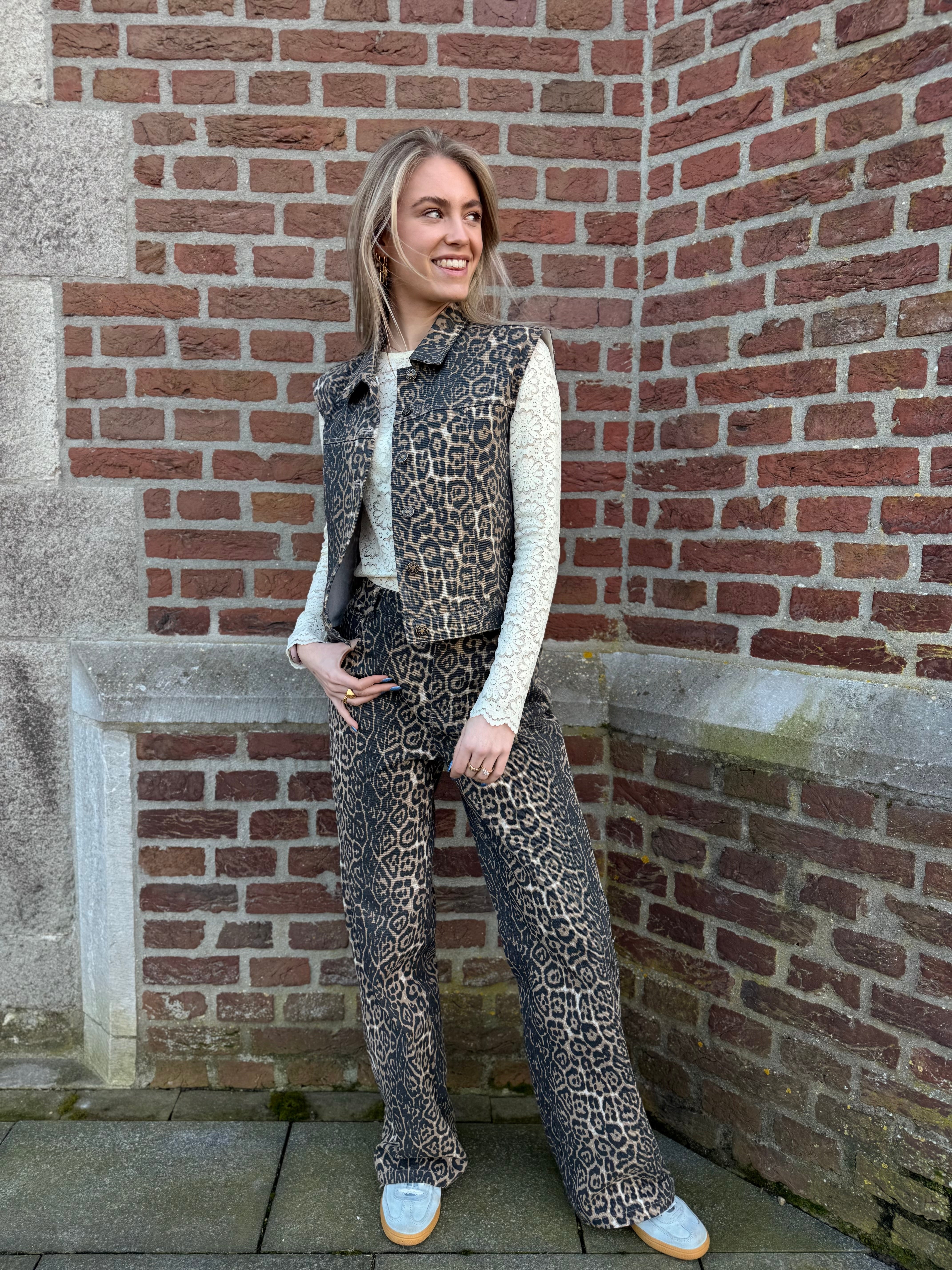Gilet Tara - Leopard