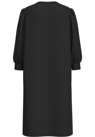 Slftenny 3/4 short sweat dress - black