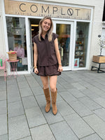 Blouse Sabrina - Dark brown