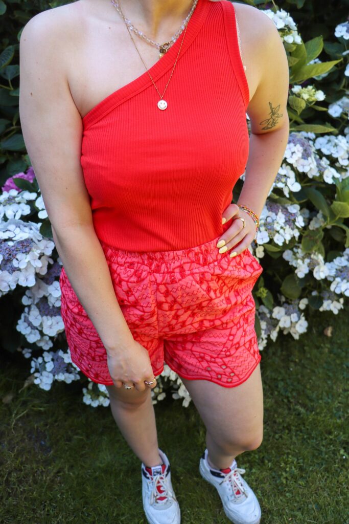 Short Quinn - coral