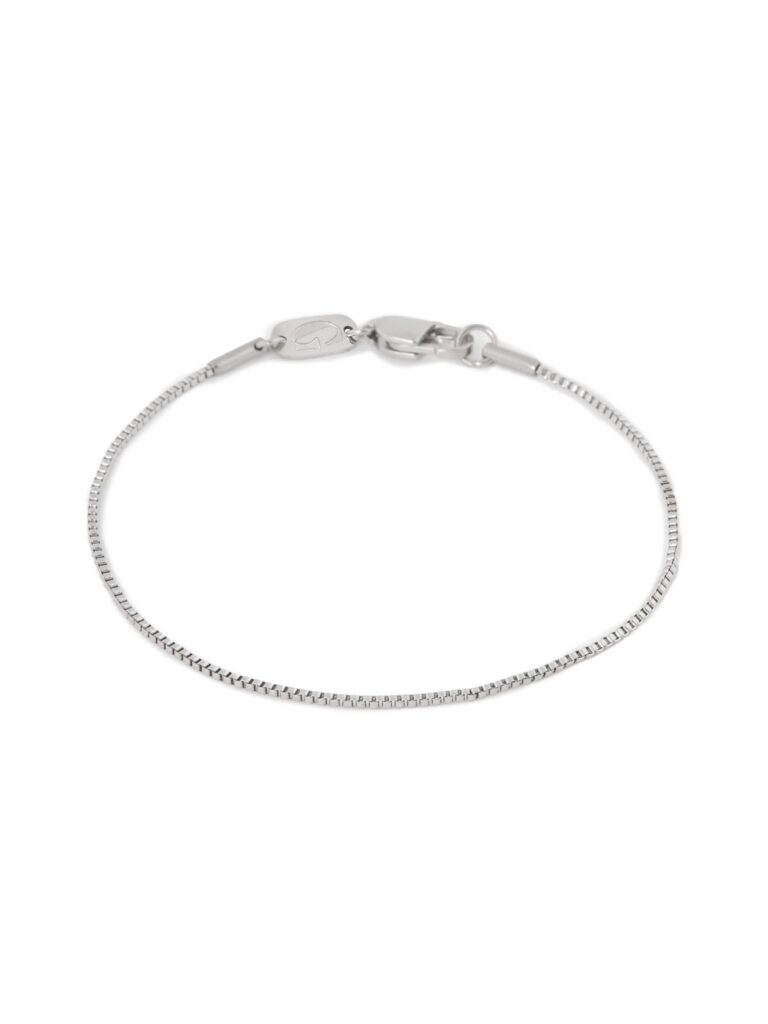 Mini square bracelet silver