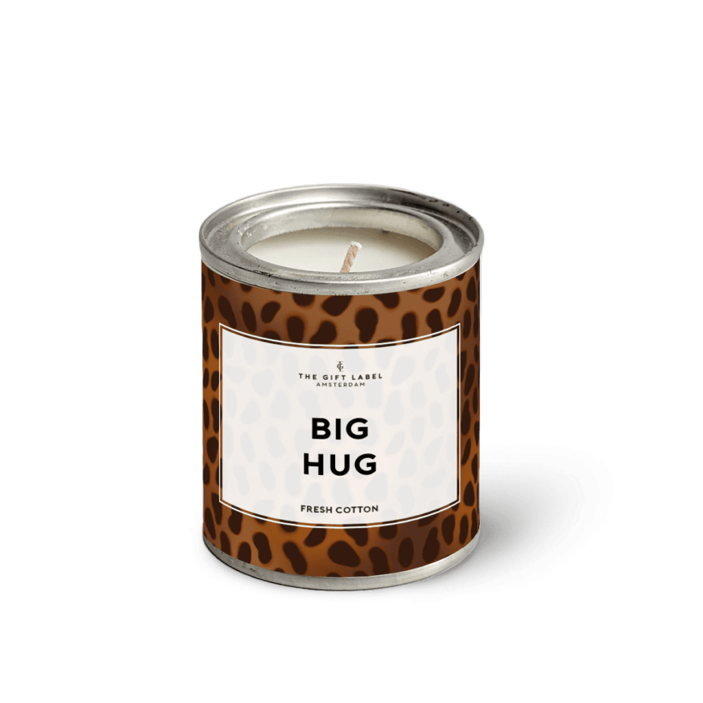 Candle tin - Big hug II - Fresh cotton