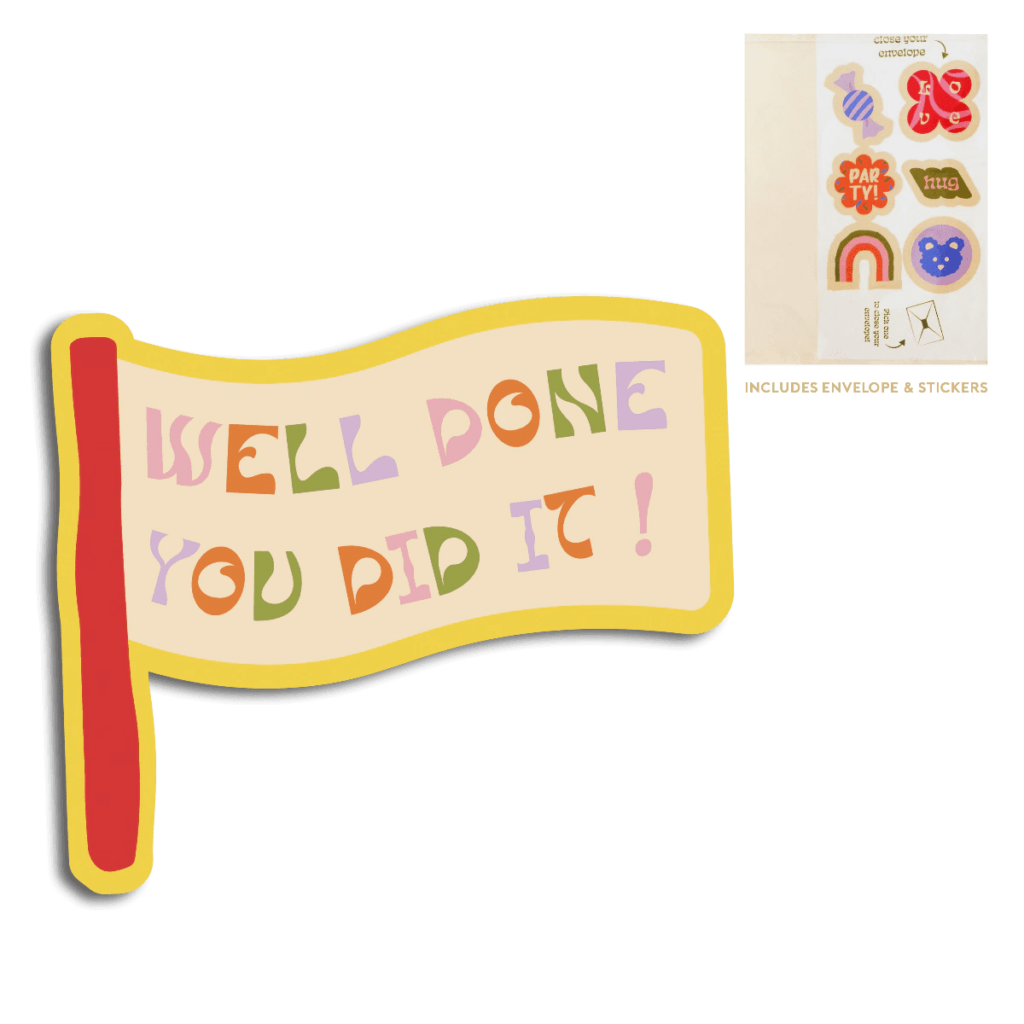 Cut out cards - Well done