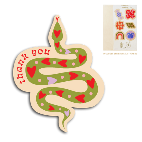 Cut out cards - thank you