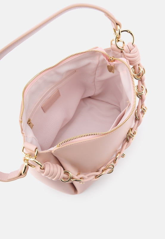 Sundby hobo tulle pink