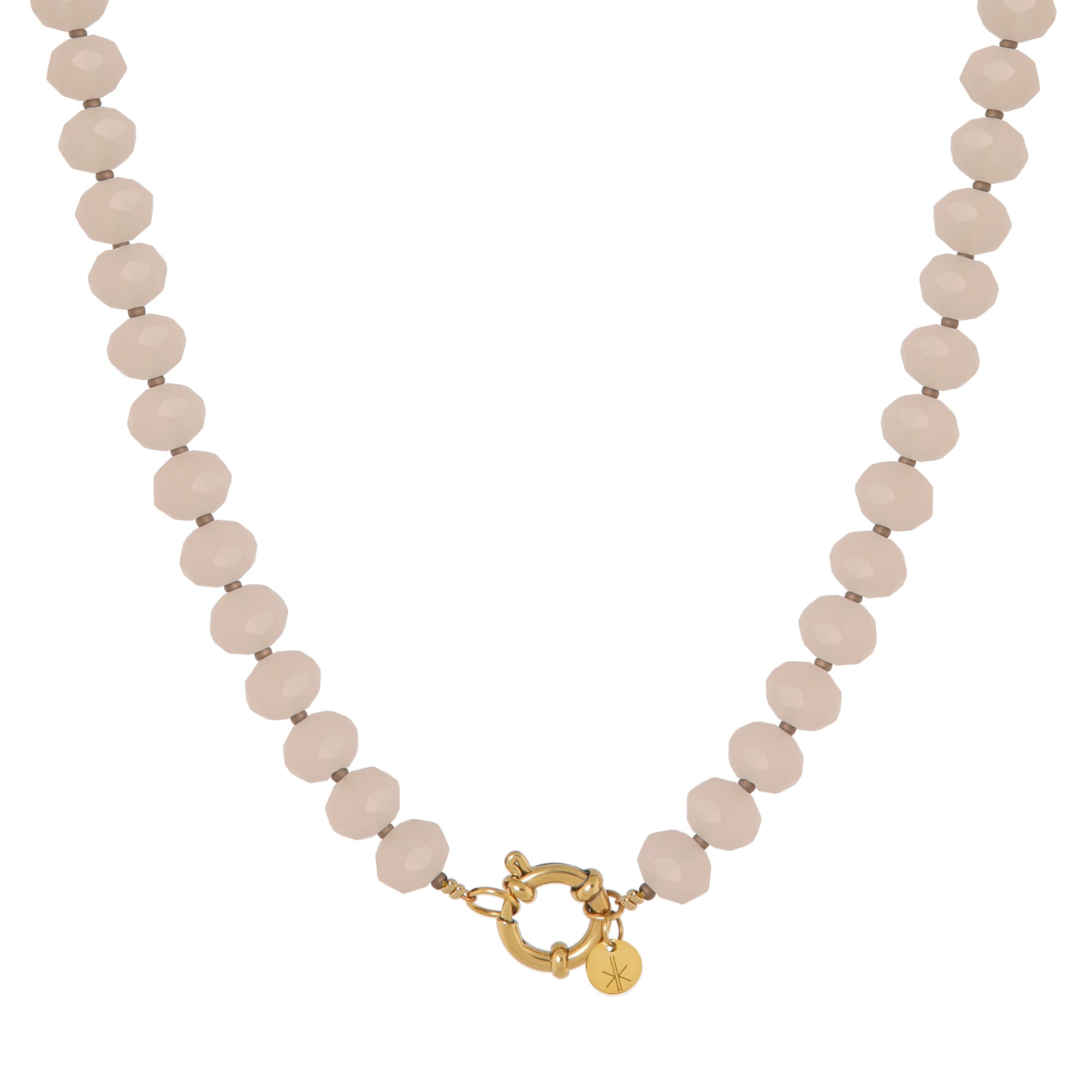Powder touch necklace gold
