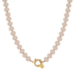 Powder touch necklace gold