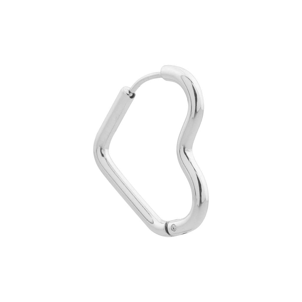 First love hoop silver